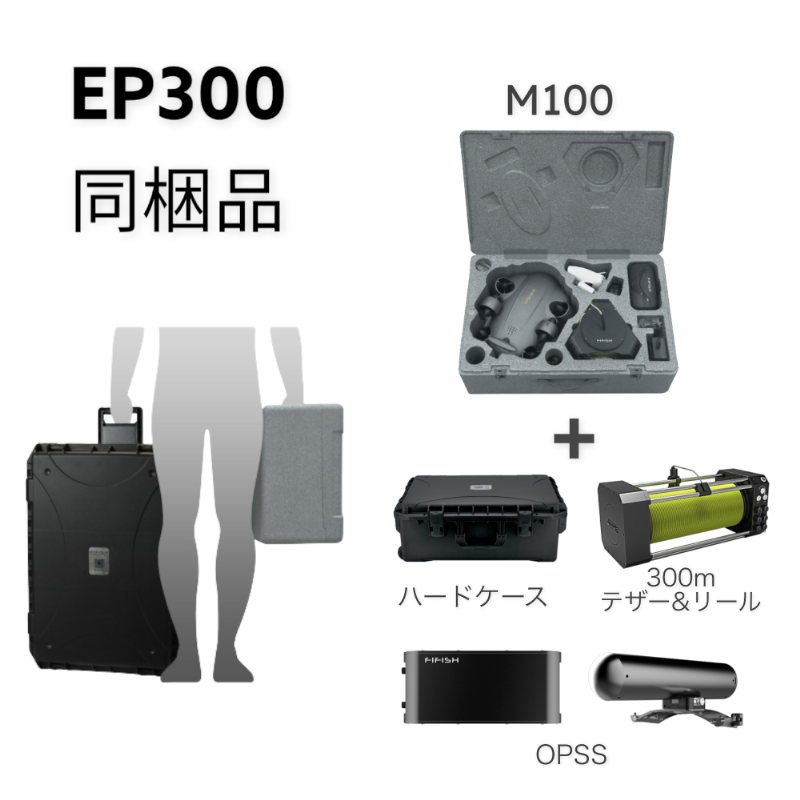 FIFISH V6 EXPERT EP300 同梱品